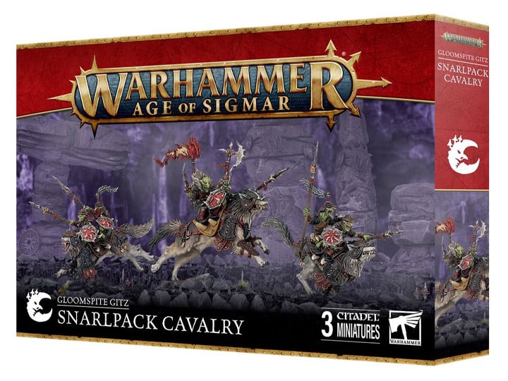 Warhammer Age of Sigmar Gloomspite Gitz Snarlpack Cavalry Citadel