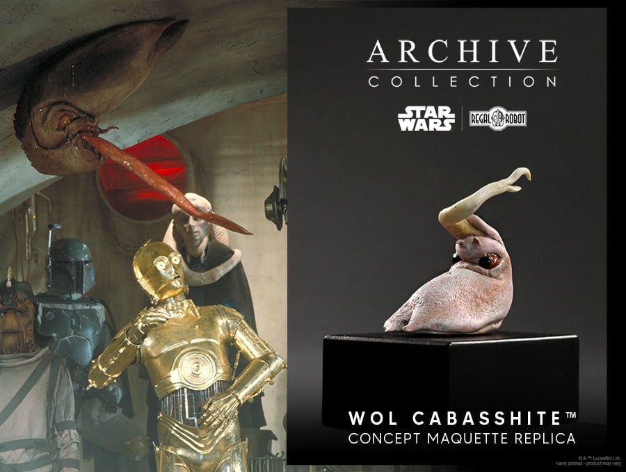 Star Wars: Return of the Jedi Archive Collection Wol Cabasshite (Signature Edition) Limited Edition Concept Maquette Replica Gallery Image 7