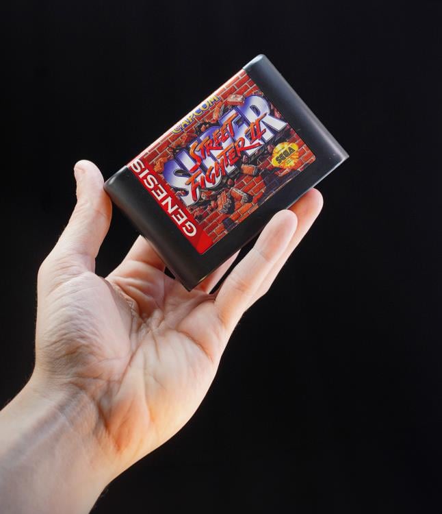 Street Fighter II Console Heroes Ken Stage (Genesis) Cartridge Diorama Gallery Image 6