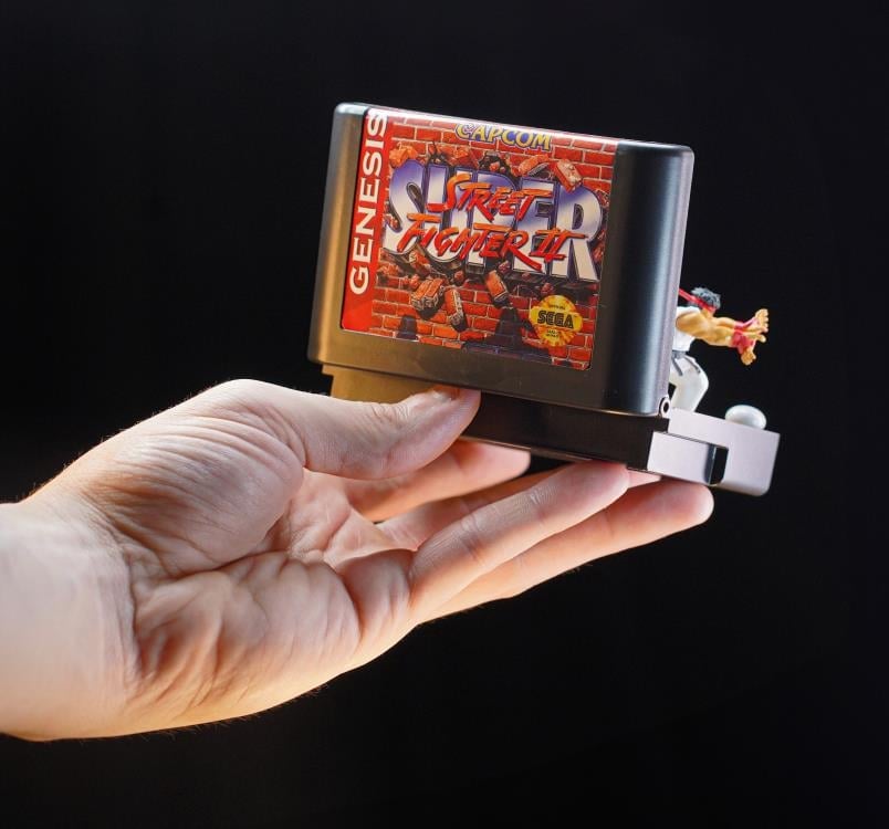 Street Fighter II Console Heroes Ken Stage (Genesis) Cartridge Diorama Gallery Image 4