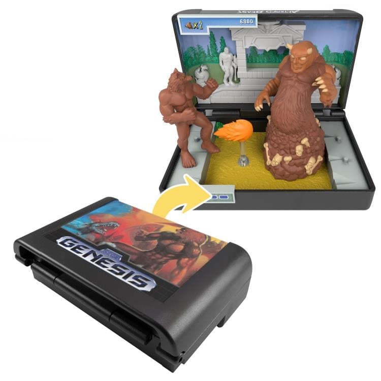 Altered Beast Console Heroes Graveyard (Genesis) Cartridge Diorama