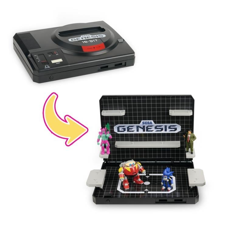 Sega Genesis Console Heroes Final Boss Bundle Console Diorama Gallery Image 3