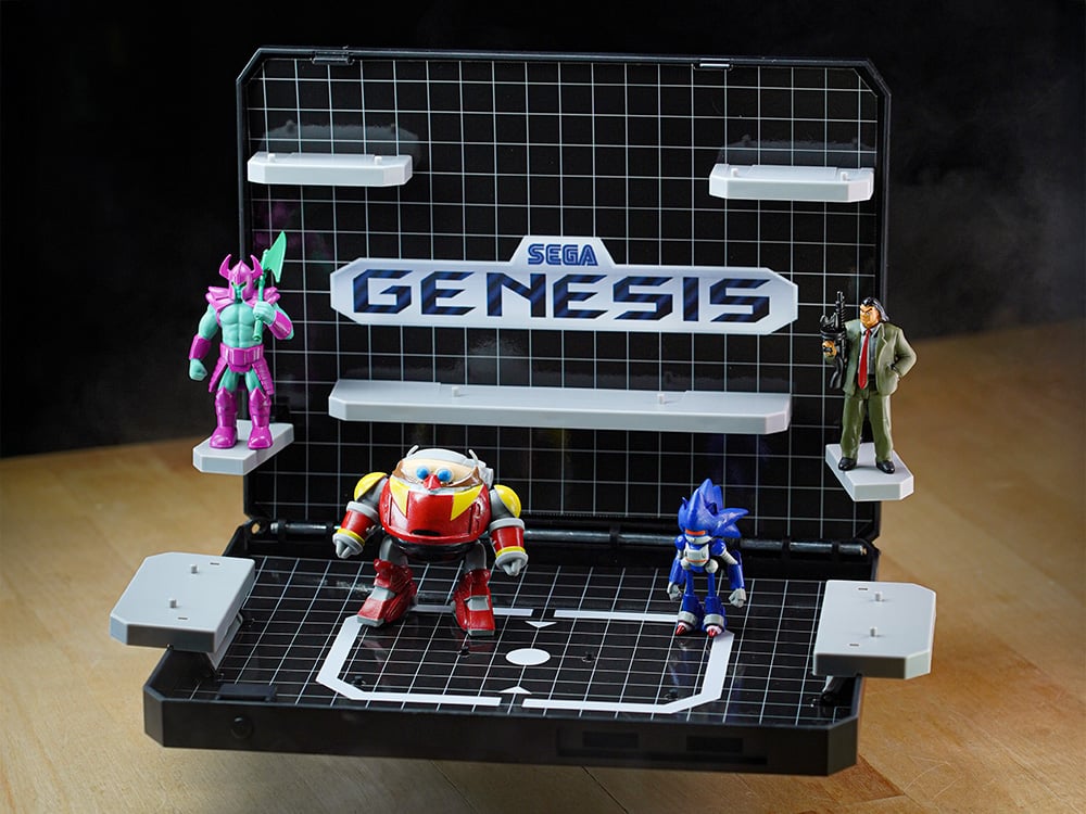 Sega Genesis Console Heroes Final Boss Bundle Console Diorama Gallery Image 1