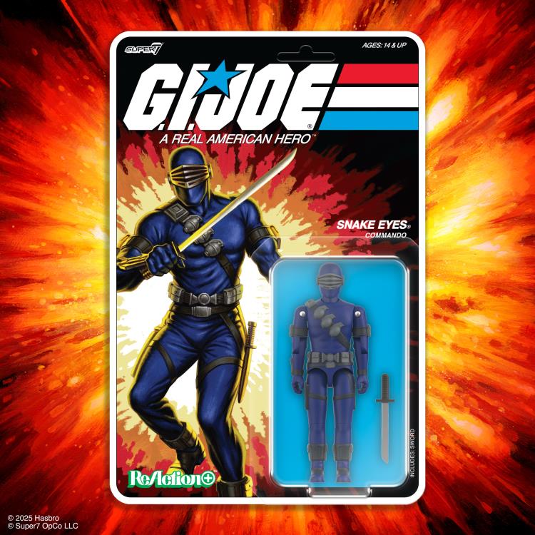 G.I. Joe ReAction+ Snake Eyes (Cartoon) Action Figure Gallery Image 6