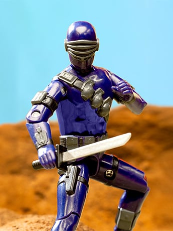 G.I. Joe ReAction+ Snake Eyes (Cartoon) Action Figure Gallery Image 2