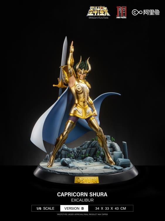 Saint Seiya Capricorn Shura Excalibur (Ver. B) 1/6 Scale Limited Edition Statue Gallery Image 3