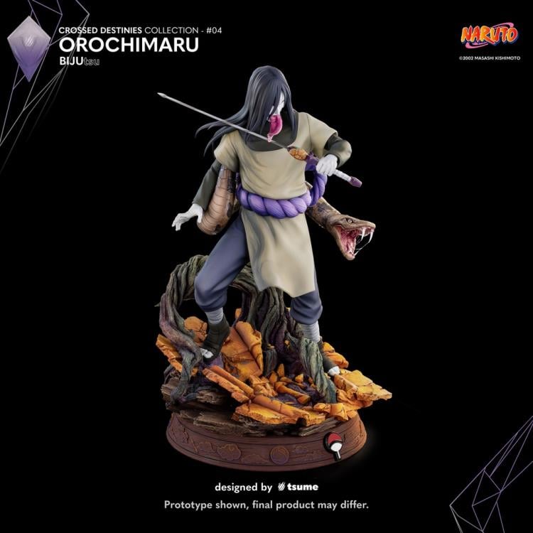 Naruto BIJUtsu Crossed Destinies Collection #4 Orochimaru 1/4 Scale Limited Edition Statue Gallery Image 9