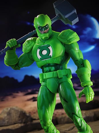 The Return of Superman DC Multiverse Hal Jordan (Armor Suit) Action Figure Gallery Image 2