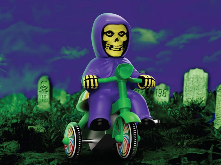 Misfits Super Cycles The Fiend (Purple with Green Trike) Gallery Image 1