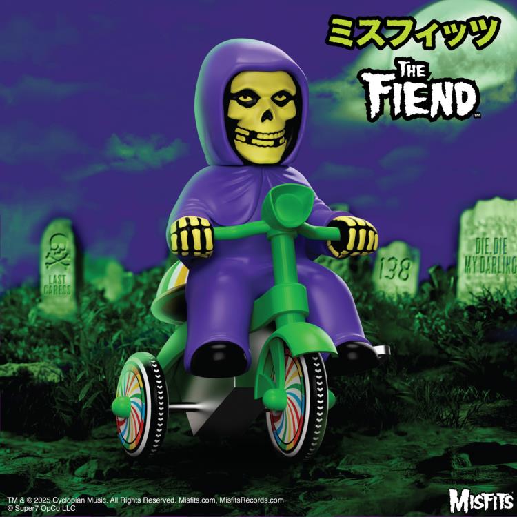 Misfits Super Cycles The Fiend (Purple with Green Trike) Gallery Image 3