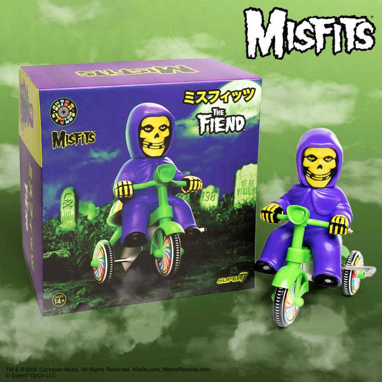 Misfits Super Cycles The Fiend (Purple with Green Trike) Gallery Image 9