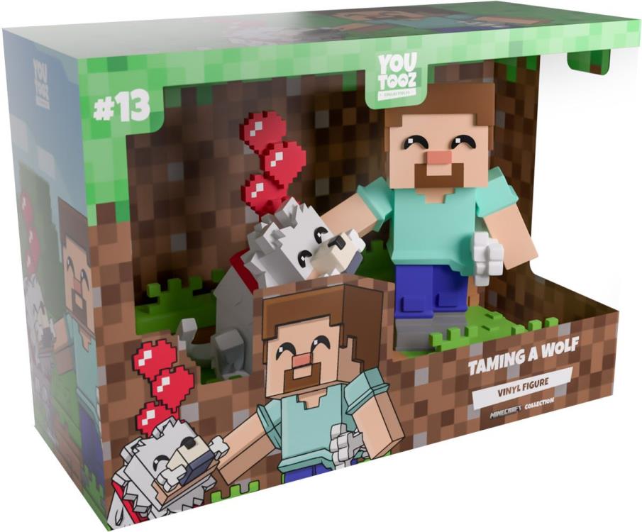 Minecraft Taming a Wolf Vinyl Figure Gallery Image 6