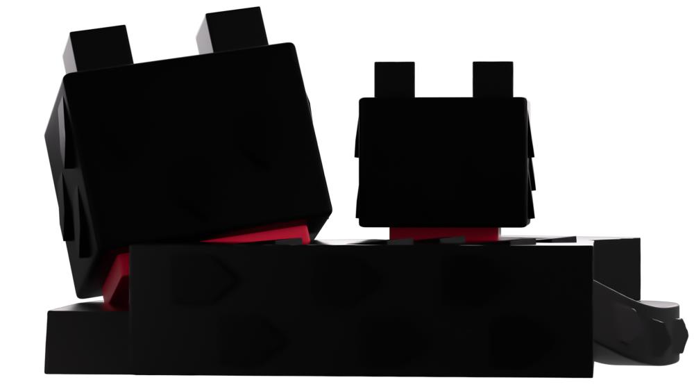 Minecraft Tuxedo Cat Vinyl Figure Gallery Image 4