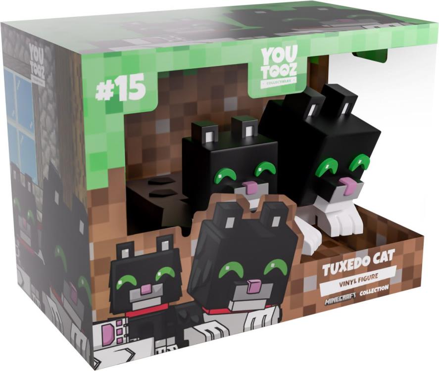 Minecraft Tuxedo Cat Vinyl Figure Gallery Image 6