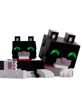 Minecraft Tuxedo Cat Vinyl Figure Gallery Image 2