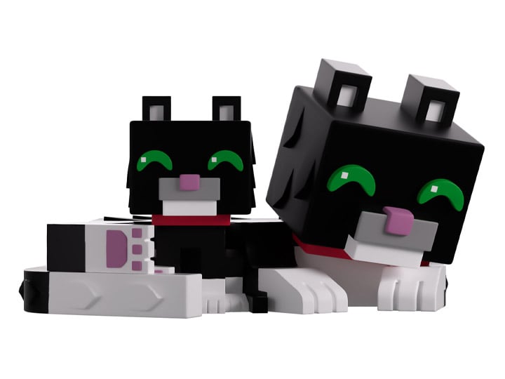 Minecraft Tuxedo Cat Vinyl Figure Gallery Image 1