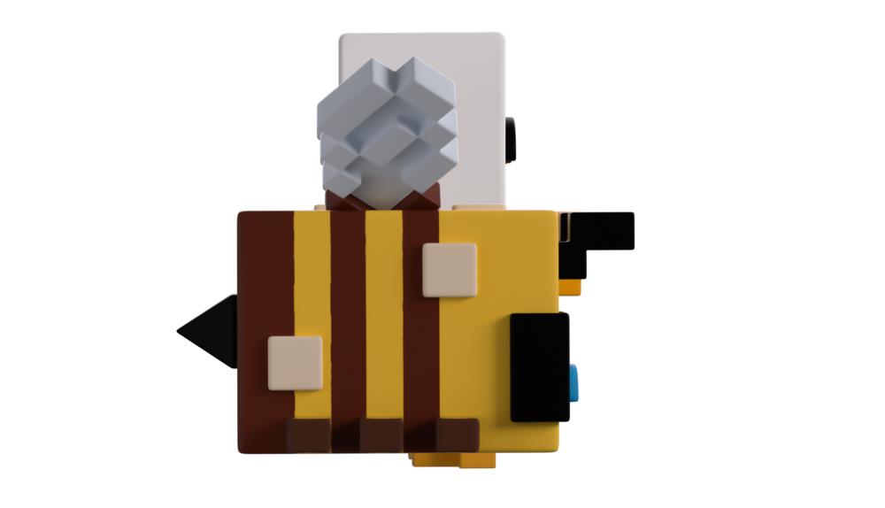 Minecraft Monitor Buddiez Bee and Chicken Vinyl Figure Set Gallery Image 3