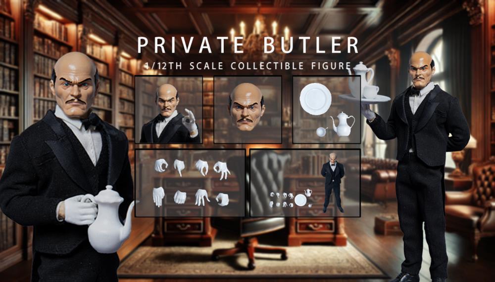 Private Butler 1/12 Scale Action Figure Gallery Image 7