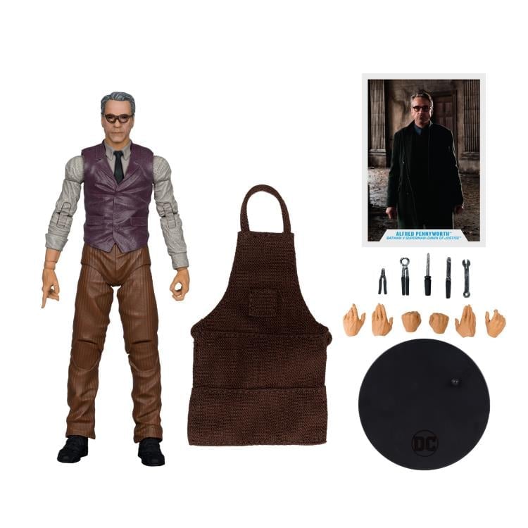 Batman v Superman: Dawn of Justice DC Multiverse Alfred Pennyworth Action Figure Gallery Image 9