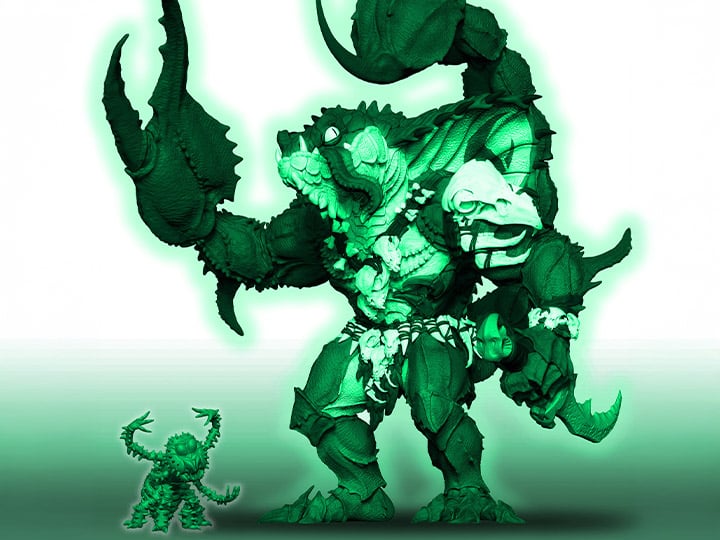 MONSTORS Ven-Nom-Nom (Glow-In-The-Dark Ver.) Action Figure Gallery Image 1