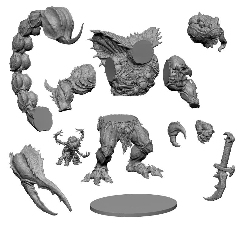 MONSTORS Ven-Nom-Nom (Glow-In-The-Dark Ver.) Action Figure Gallery Image 12