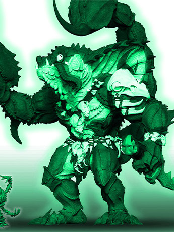 MONSTORS Ven-Nom-Nom (Glow-In-The-Dark Ver.) Action Figure Gallery Image 2