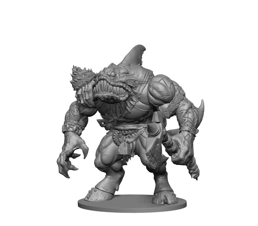 MONSTORS Fish-Head (Glow-In-The-Dark Ver.) Action Figure Gallery Image 9