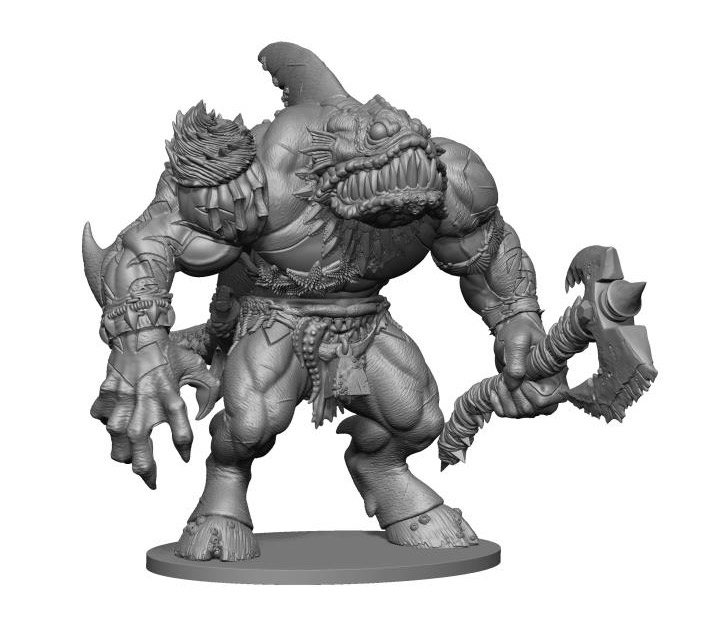 MONSTORS Fish-Head (Glow-In-The-Dark Ver.) Action Figure Gallery Image 3