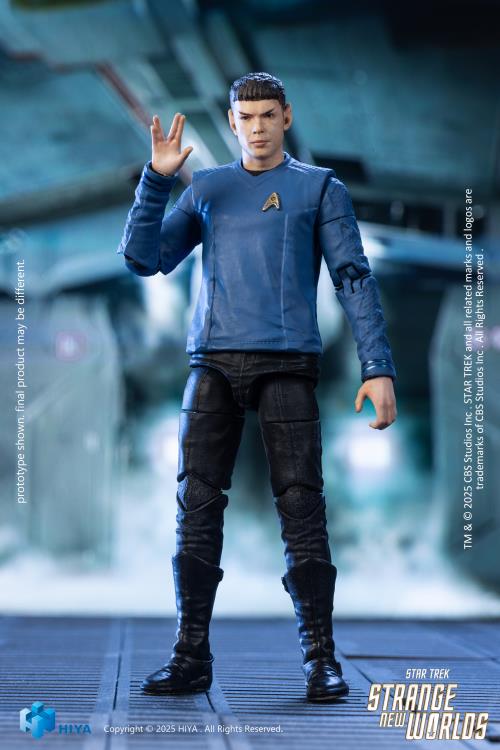 Star Trek: Strange New Worlds Exquisite Mini Series Spock 1/18 Scale PX Previews Exclusive Action Figure Gallery Image 3
