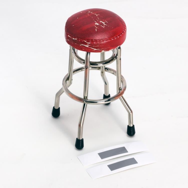 RepliCade Arcade Stool (Red Distressed Overhaul Edition) 1/6 Scale Limited Edition Accessory Gallery Image 5
