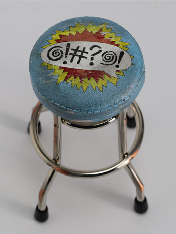 RepliCade Arcade Stool (Distressed Overhaul Edition) 1/6 Scale Limited Edition Accessory Gallery Image 2
