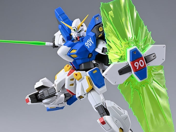 Mobile Suit Gundam F90: Fastest Formula MG F90IIIY Cluster Gundam 1/100 Scale Exclusive Model Kit Gallery Image 1