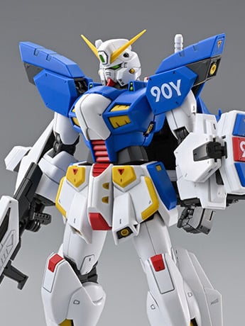 Image of Mobile Suit Gundam F90: Fastest Formula MG F90IIIY Cluster Gundam 1/100 Scale Exclusive Model Kit