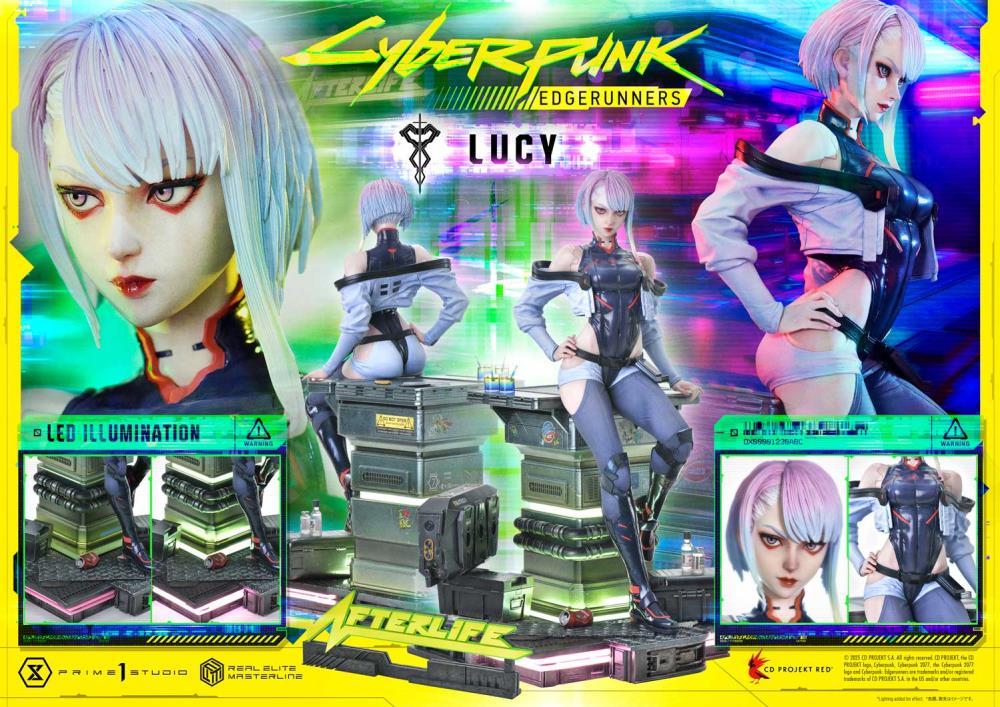 Cyberpunk: Edgerunners Real Elite Masterline Lucy 1/4 Scale Statue Gallery Image 54