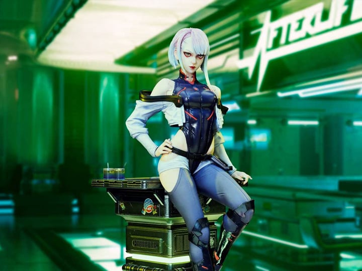 Cyberpunk: Edgerunners Real Elite Masterline Lucy 1/4 Scale Statue Gallery Image 1