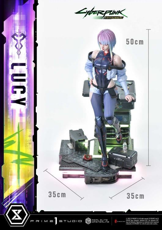 Cyberpunk: Edgerunners Real Elite Masterline Lucy 1/4 Scale Statue Gallery Image 9