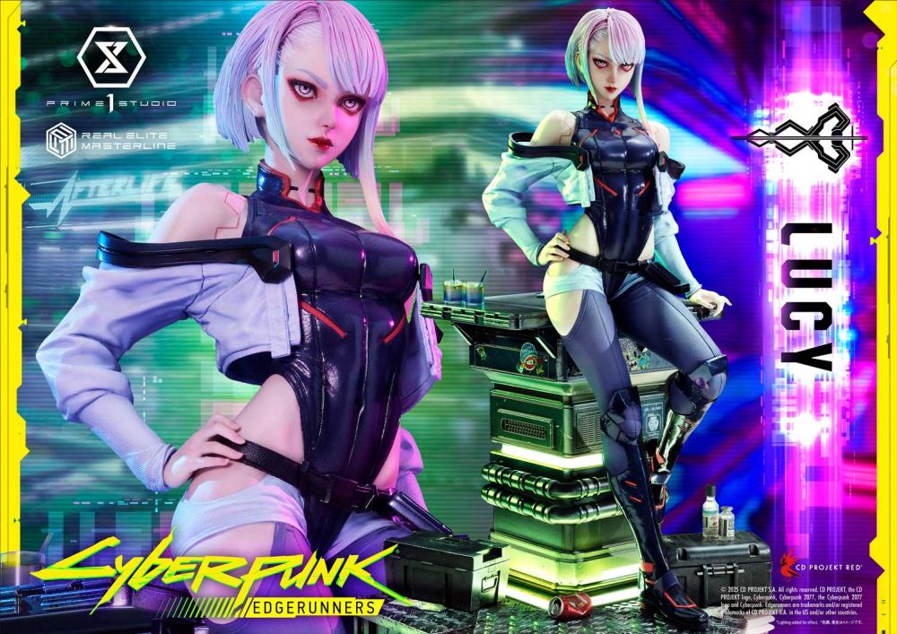 Cyberpunk: Edgerunners Real Elite Masterline Lucy 1/4 Scale Statue Gallery Image 53