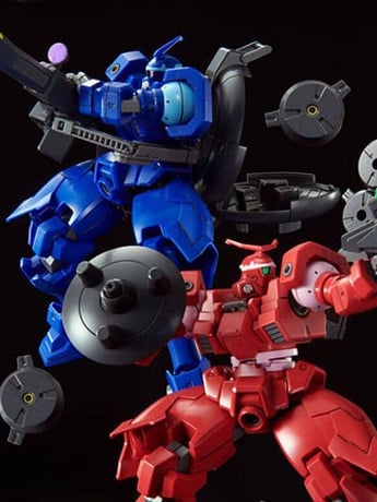 Mobile Suit Gundam Wing HGAC Vayeate & Mercurius 1/144 Scale Exclusive Model Kit Set (Reissue) Gallery Image 2