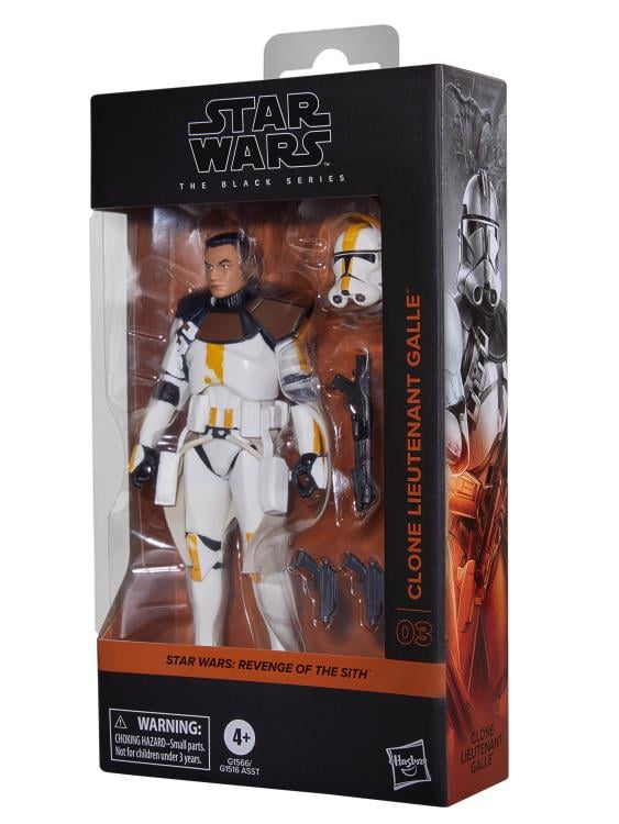 Star Wars: The Black Series 6" Clone Lieutenant Galle (Revenge of the Sith) Action Figure Gallery Image 14