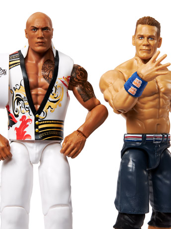 WWE Championship Showdown Series 23 The Rock vs. John Cena Two-Pack