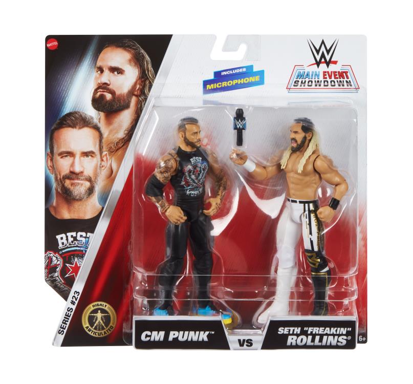 WWE Championship Showdown Series 23 CM Punk vs. Seth Rollins Two-Pack