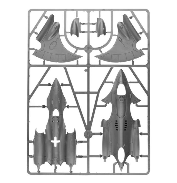 Warhammer 40,000 Aeldari Hemlock Wraithfighter Miniature Gallery Image 8