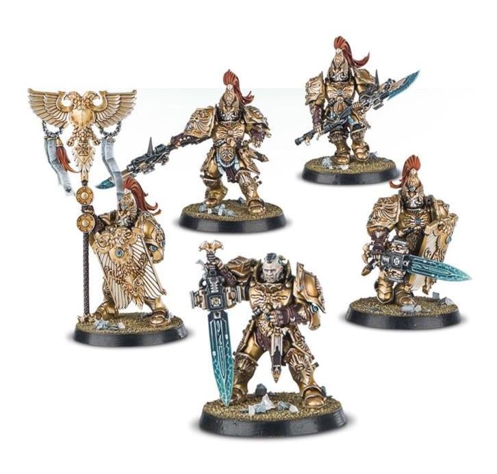 Warhammer 40,000 Adeptus Custodes Combat Patrol Miniatures Set Gallery Image 4