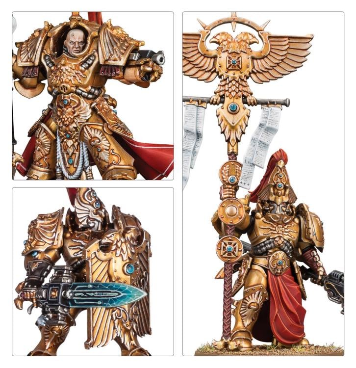 Warhammer 40,000 Adeptus Custodes Combat Patrol Miniatures Set Gallery Image 17