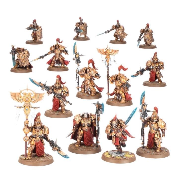 Warhammer 40,000 Adeptus Custodes Combat Patrol Miniatures Set Gallery Image 3