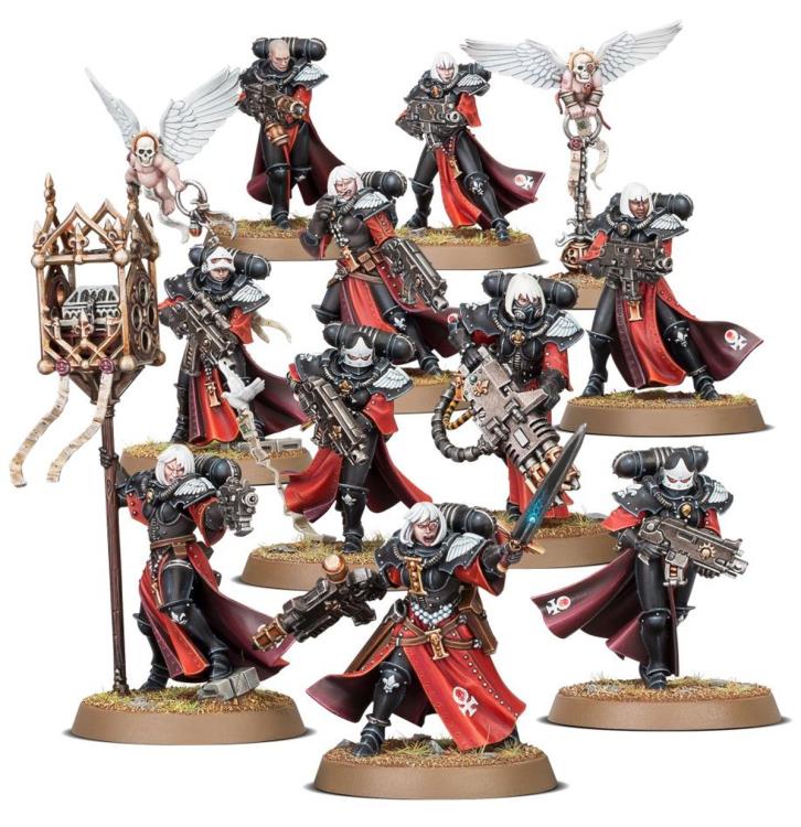 Warhammer 40,000 Adepta Sororitas Combat Patrol Miniatures Set Gallery Image 4