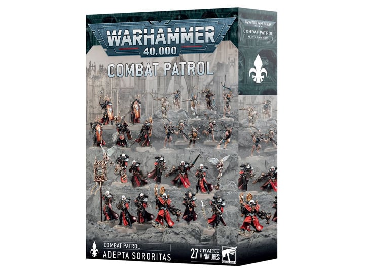 Warhammer 40,000 Adepta Sororitas Combat Patrol Miniatures Set Gallery Image 1