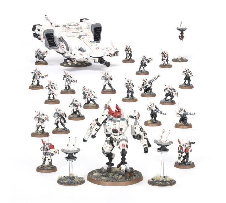Warhammer 40,000 T'au Empire Combat Patrol Miniatures Set Gallery Image 3