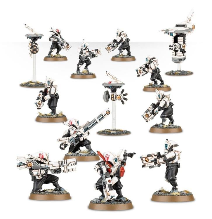 Warhammer 40,000 T'au Empire Combat Patrol Miniatures Set Gallery Image 5