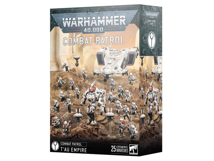 Warhammer 40,000 T'au Empire Combat Patrol Miniatures Set Gallery Image 1